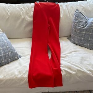 Chiara Boni Red Wide-Leg Pants